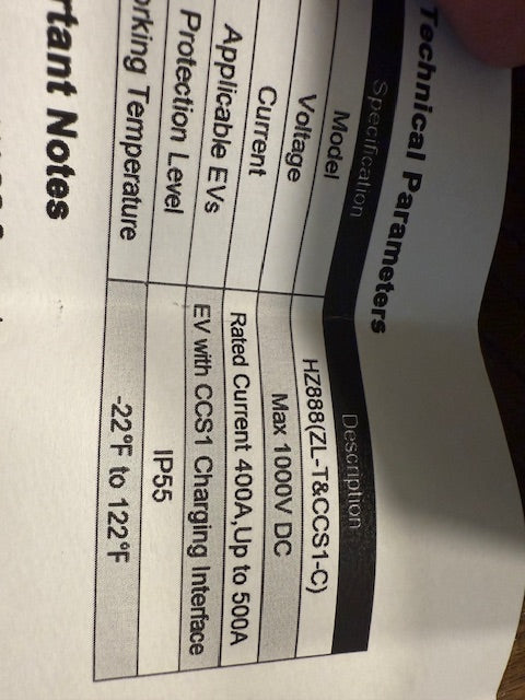 NACS to CCS1 Adapter