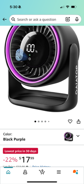 Desktop Fan