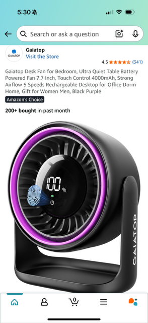 Desktop Fan