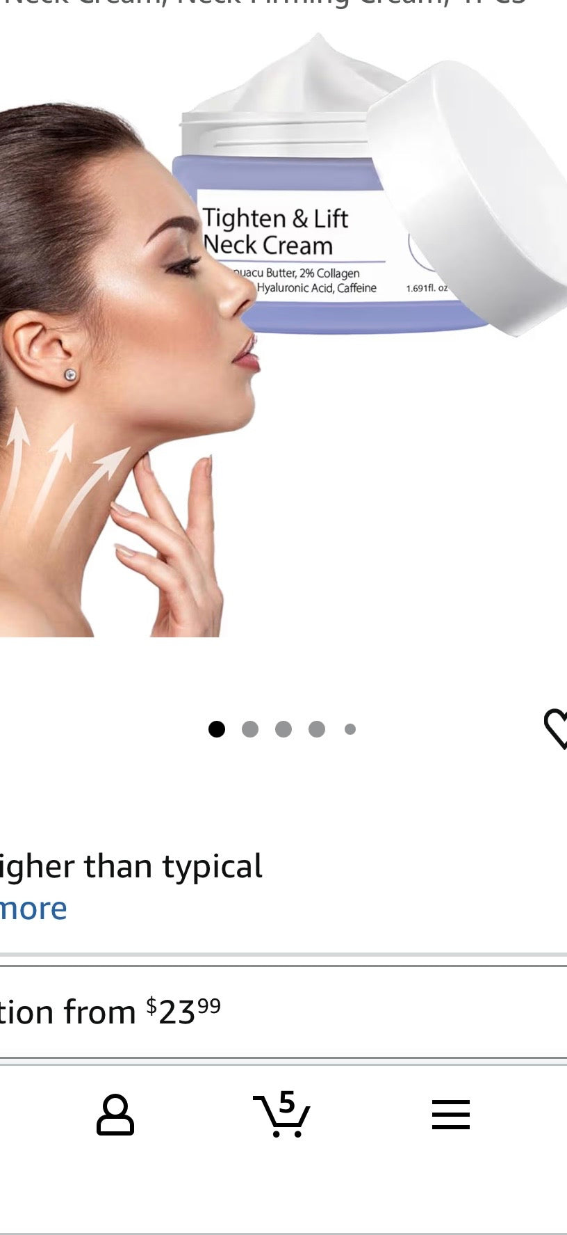 Tighten and Lift Neck Cream