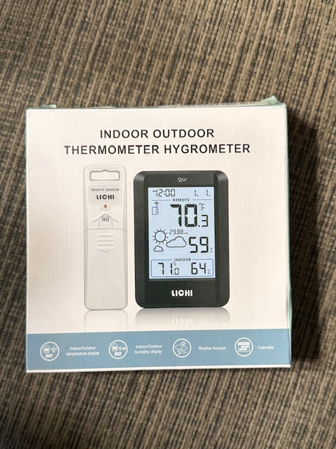 Indoor/Outdoor Thermometer Hygrometer