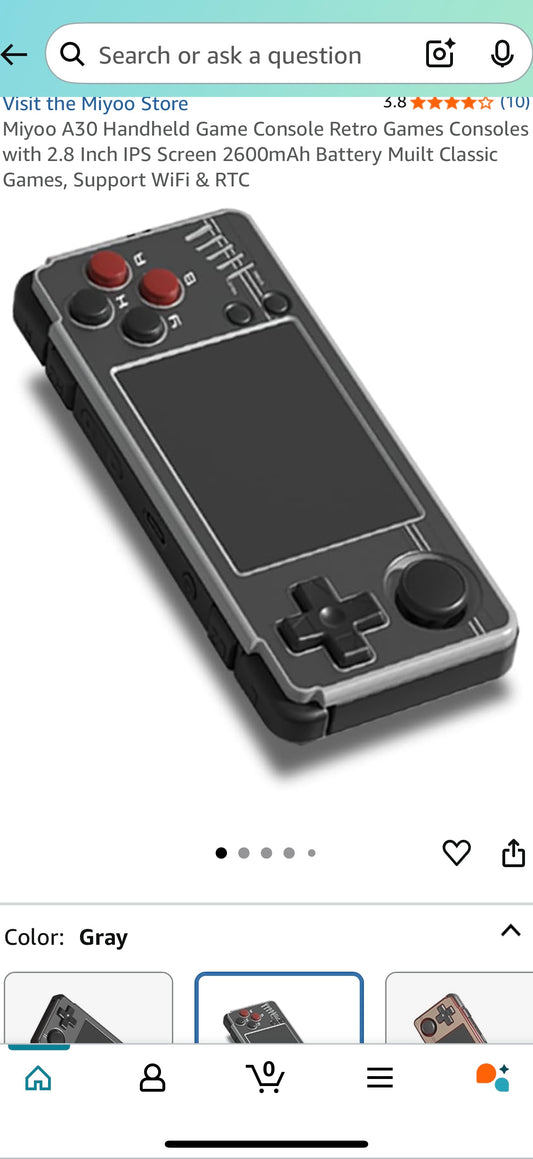 Handheld Game Console