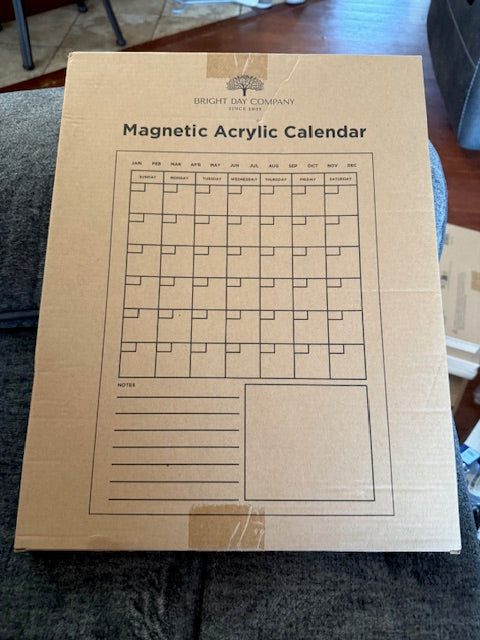 Magnetic Acrylic Calendar
