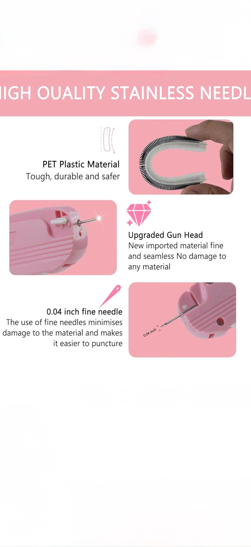 Multifunctional Stitch Gun for Clothing