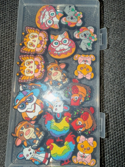 15  Piece Animal Silicon Beads