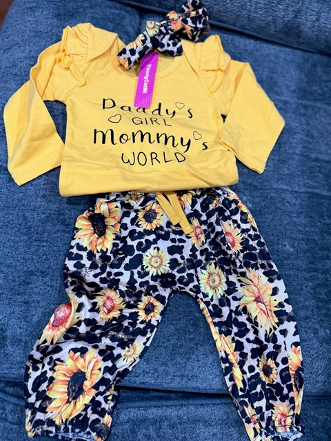 Girls Sunflower Outfit