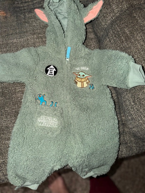 One Piece Fleece Infant Outfit